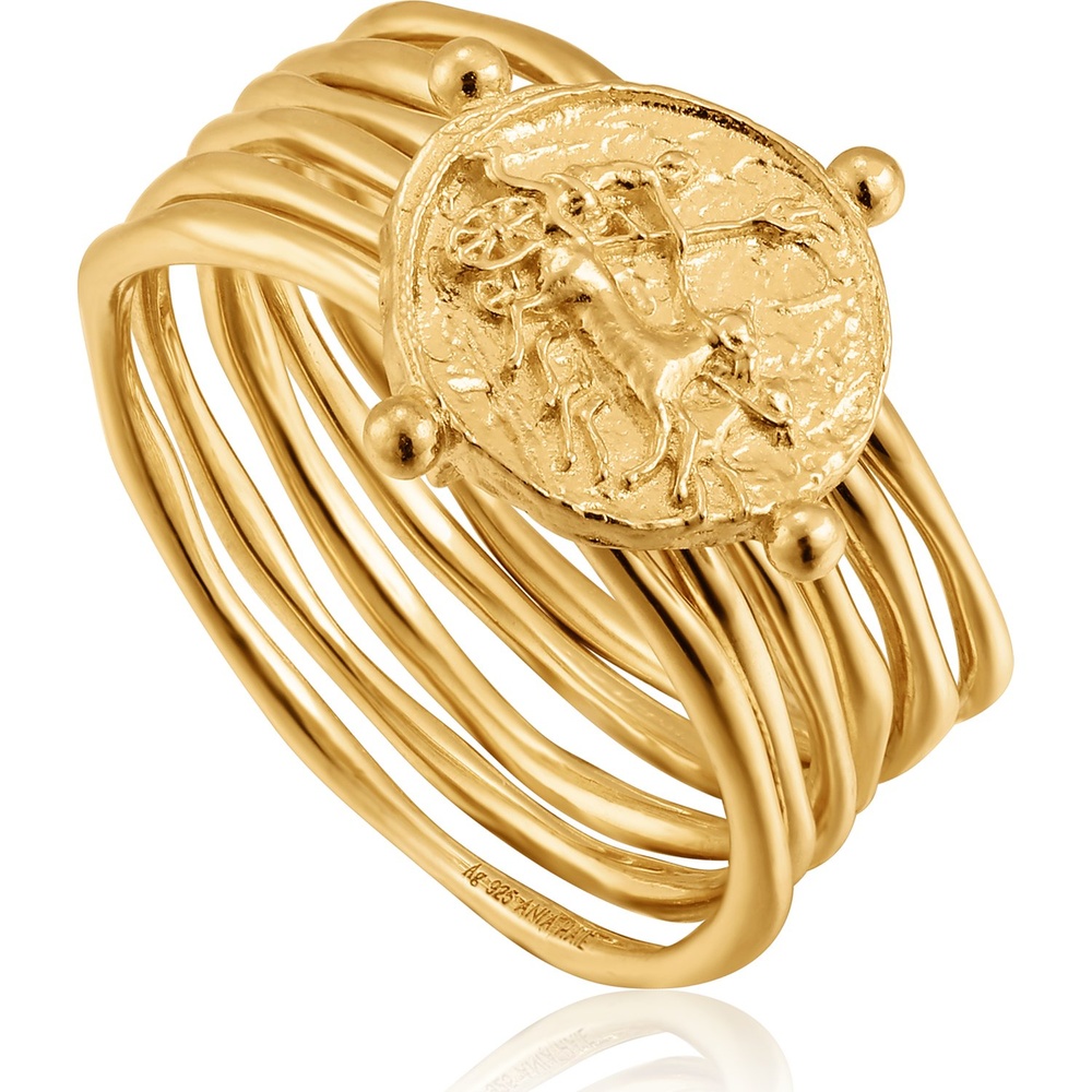 Ania Haie Bague pour femme 925 Argent or Bague