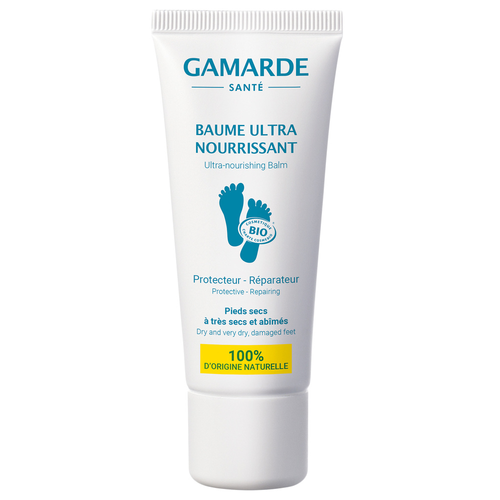 gamarde BAUME ULTRA NOURRISSANT Tube 40 ml Baume de soin pour pieds secs et abimés