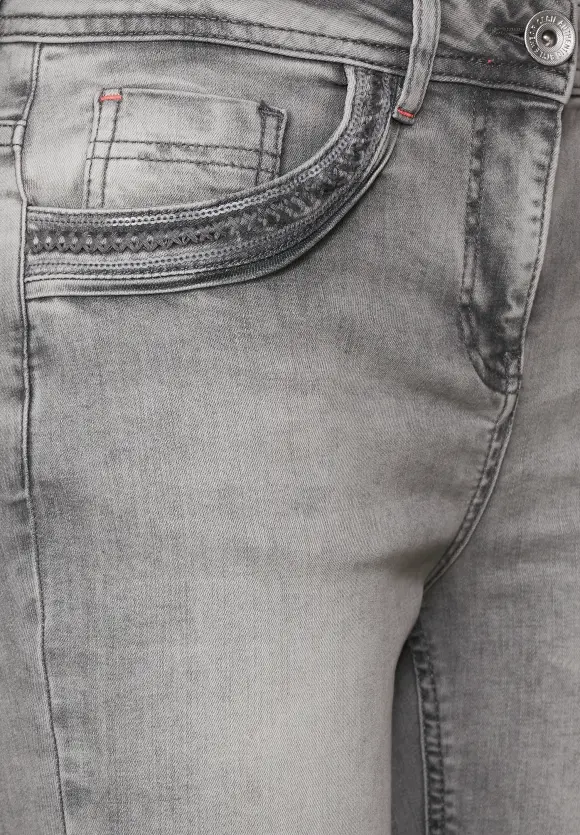 CECIL Slim Fit Jeans in 3/4