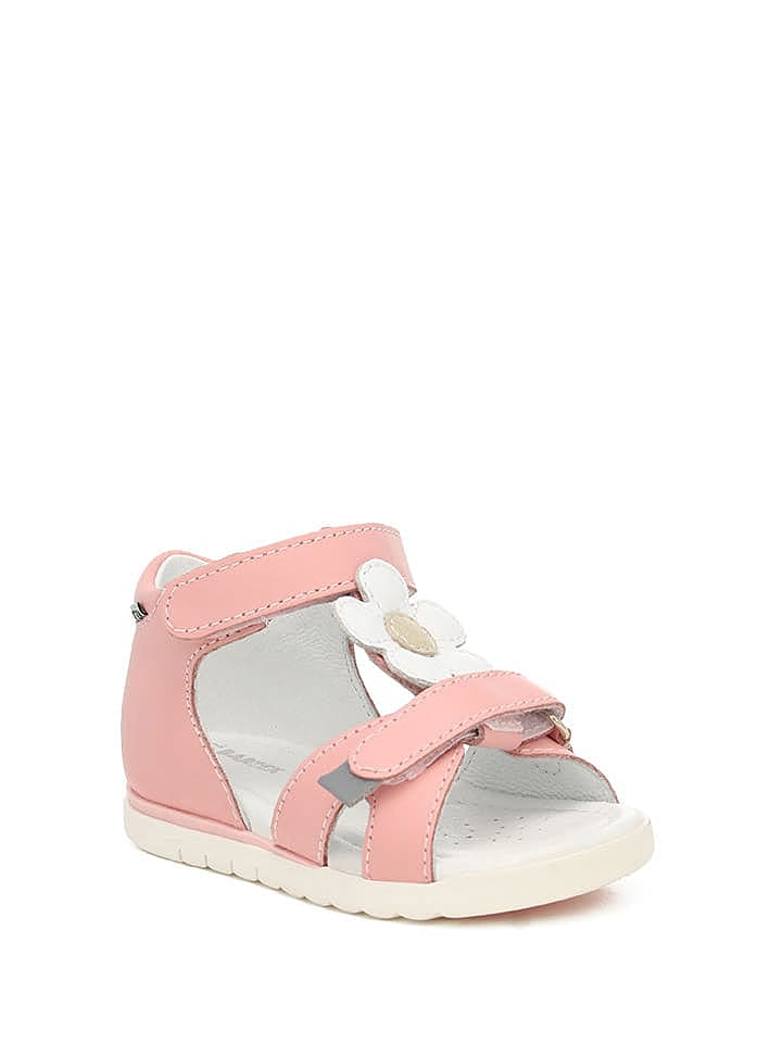 Bartek Leder-Sandalen in Rosa/ Weiß günstig kaufen 24