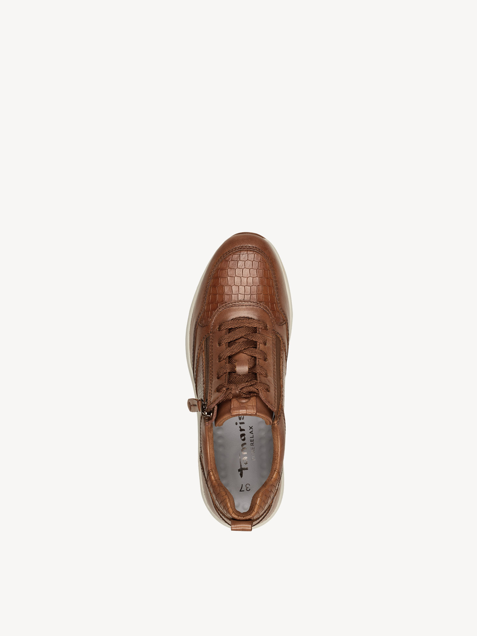 Basket en cuir - marron