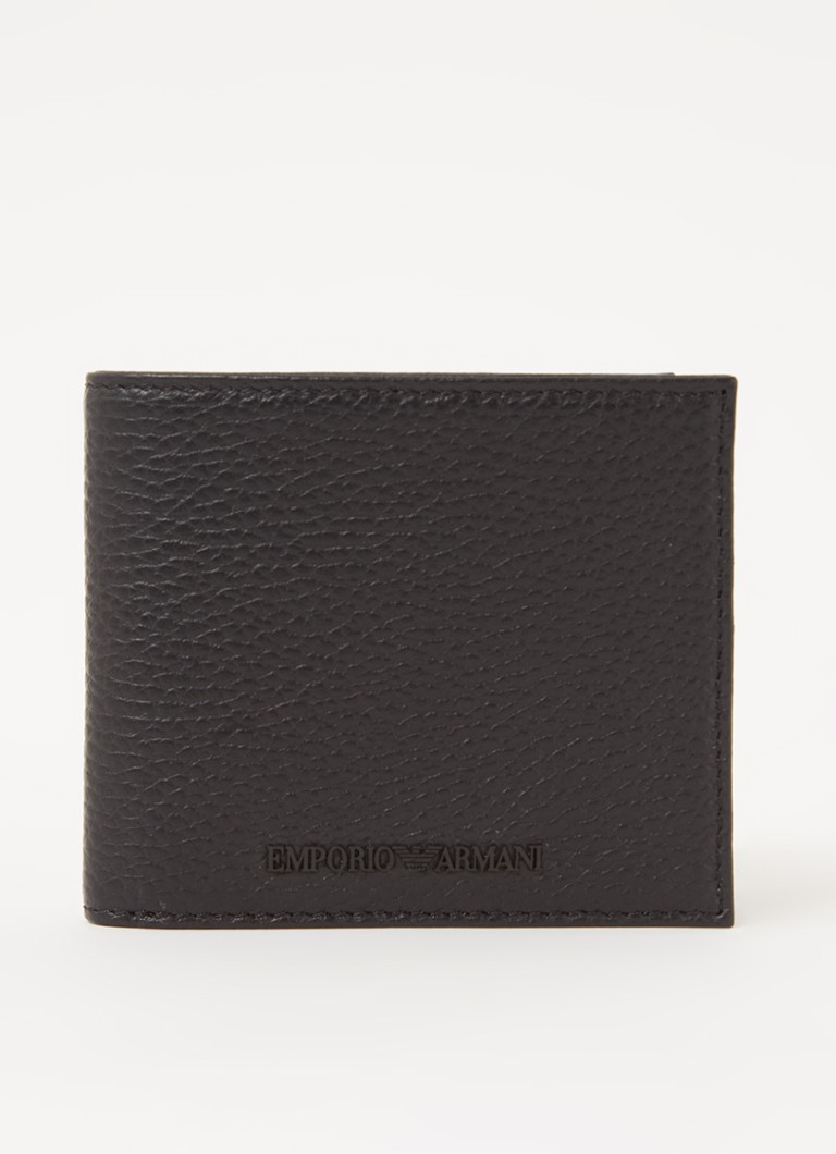 Portofel din piele cu logo-ul Emporio Armani