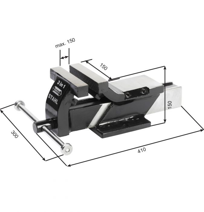 Wabeco 40104 Vise 150 mm