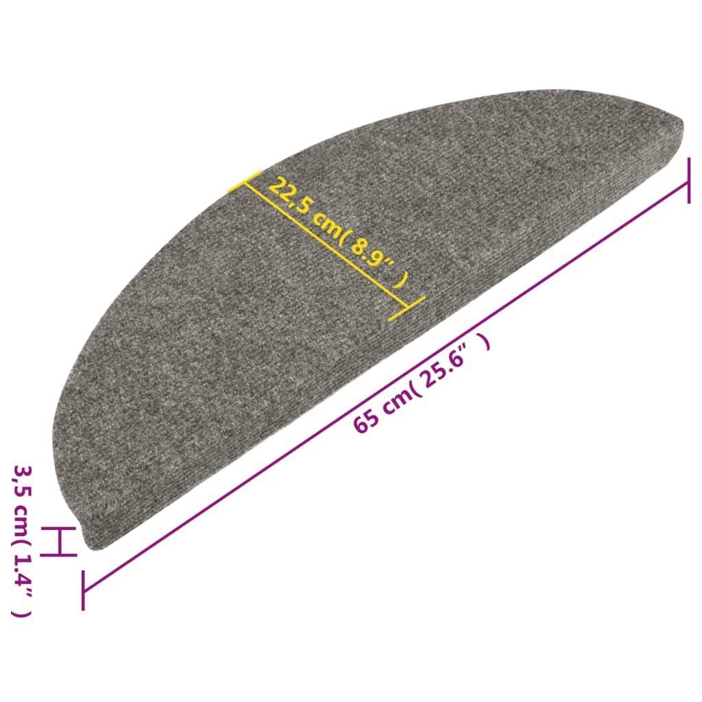 Stufenmatte Stufenmatten Selbstklebend 10 Stk. Grau 65x22,5x3,5 cm, vidaXL, Andere