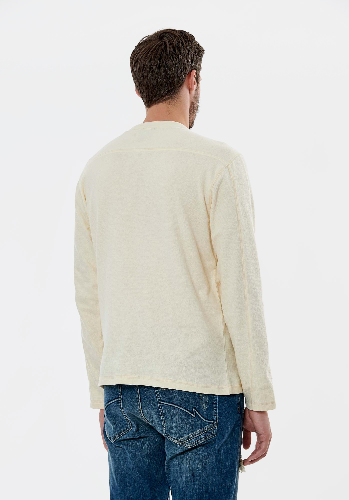 TINS   T-shirt blanc homme 100% coton
