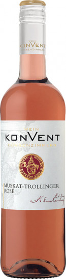 2022 Muskattrollinger Weißherbst Klosterhof Muskat-Trollinger Rosé lieblich - Weinkonvent Dürrenzimmern eG
