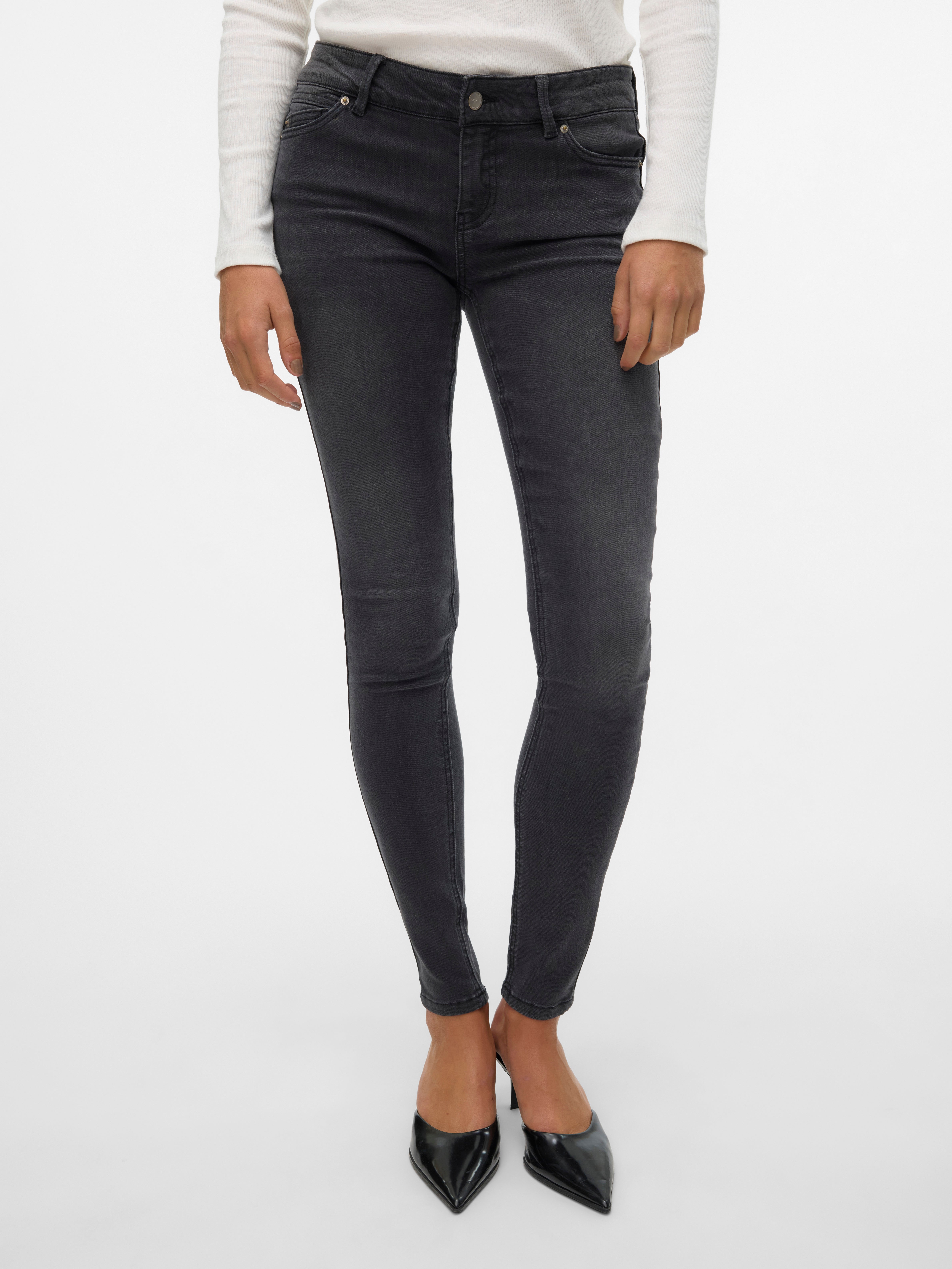 VMSYLVIA Niedrige Taille Skinny Fit Jeans