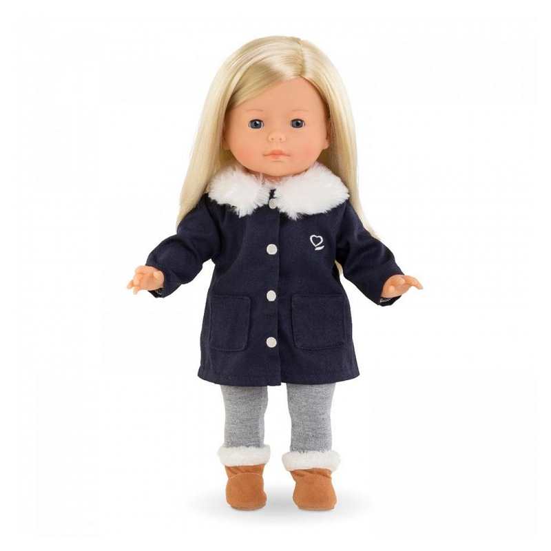 Manteau nuit étoilée pour poupon 36cm
