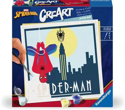 CreArt Spider-Man - Malen nach Zahlen für Erwachsene