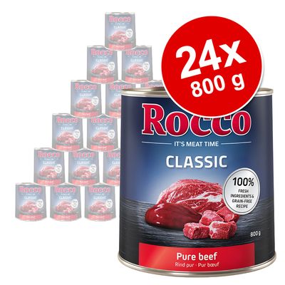 Sparpaket Rocco Classic Nassfutter 24 x 800g