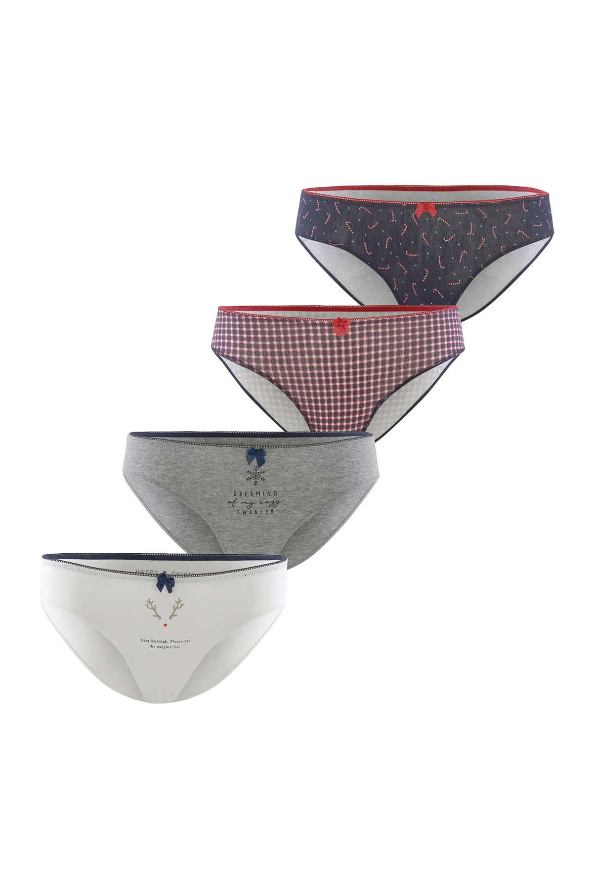Happy Shorts  Unterhosen - Mehrfarbig - Geometrisches Muster