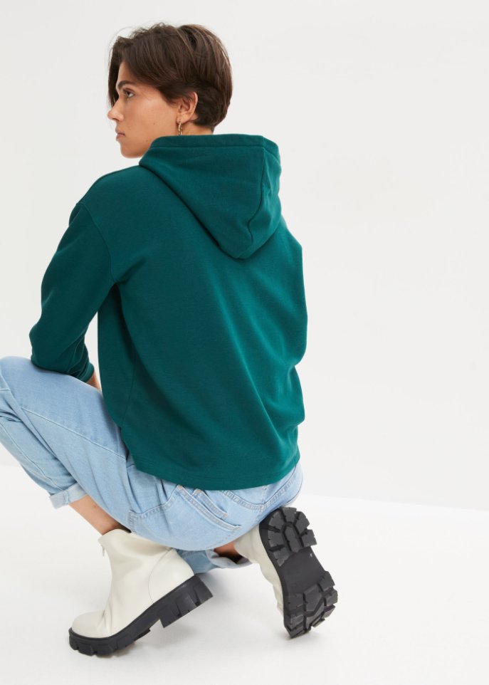 Kapuzensweatshirt mit Druck