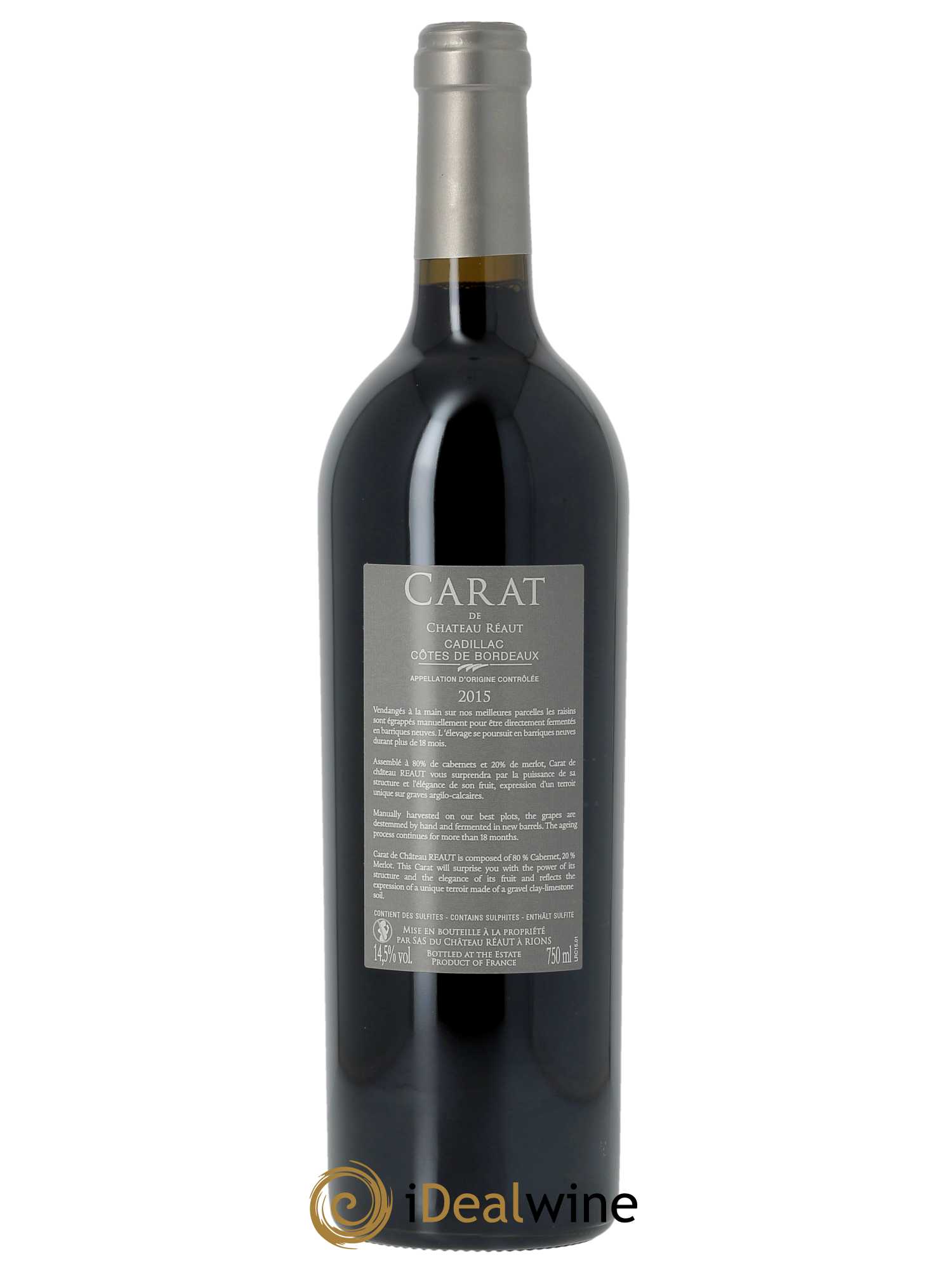 Carat Cuvée Exceptionelle (CBO à partir de 6 BTS) 2015 - Lot de 1 Bouteille
