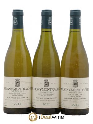 Puligny-Montrachet 1er Cru Clos du Cailleret Domaine des Lambrays  2011 - Lot de 3 Bouteilles