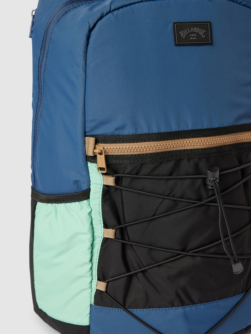 Rucksack mit Label-Patch Modell 'AXIS' in ozean blau