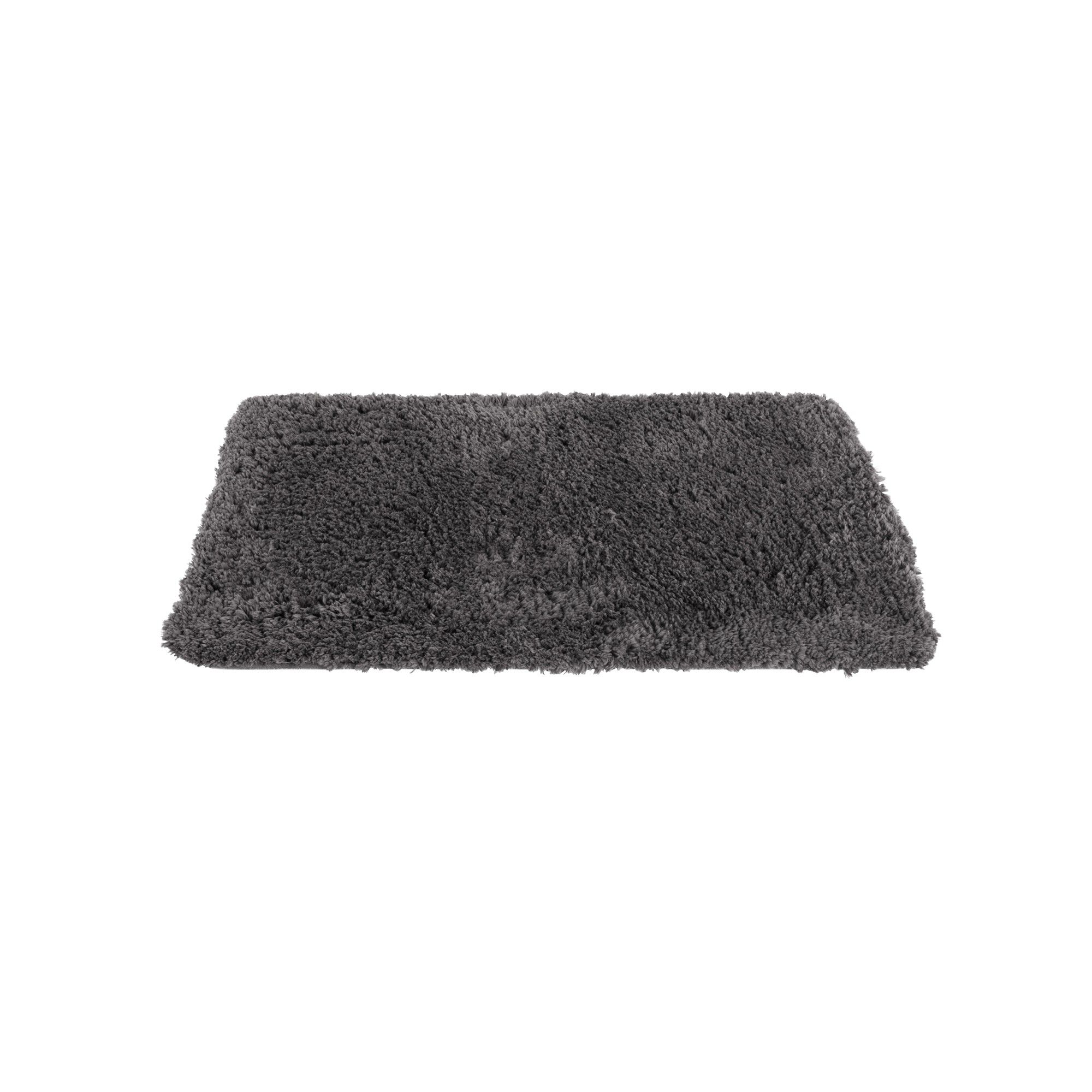 Tapis de bain uni moelleux microfibre