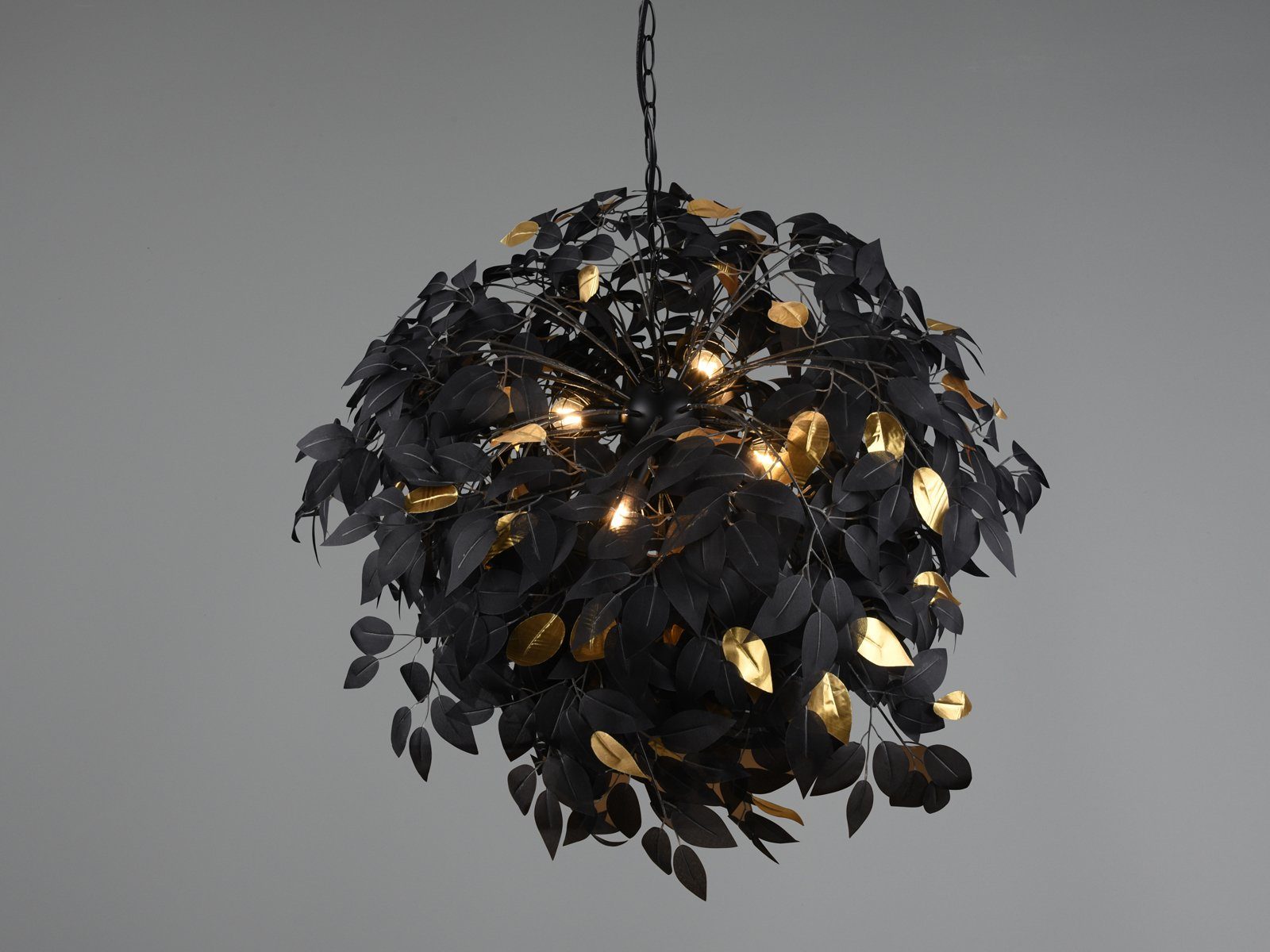 meineWunschleuchte LED Pendelleuchte, Dimmfunktion, LED wechselbar, Warmweiß, groß-e ausgefallene Designer-lampen für Esstisch & Galerie, Ø70cm