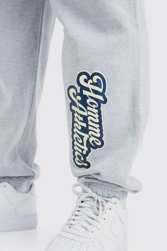 Oversize Jogginghose mit Print