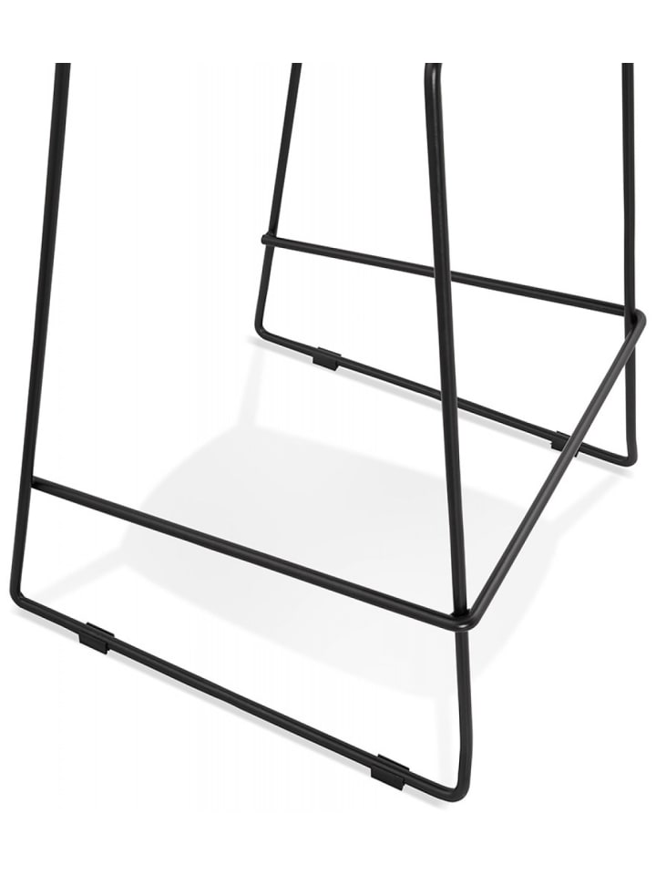 KADIMA DESIGN Barhocker Metall Kunststoff | Schwarz | Sitzhöhe 75 cm in Schwarz günstig kaufen onesize