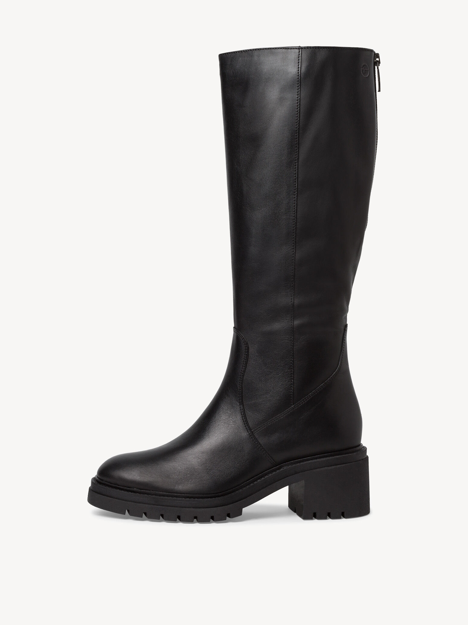Bottes en cuir - noir