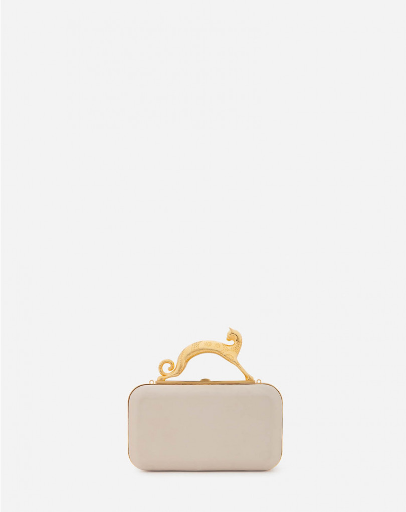 MINAUDIERE CHAT EN SATIN