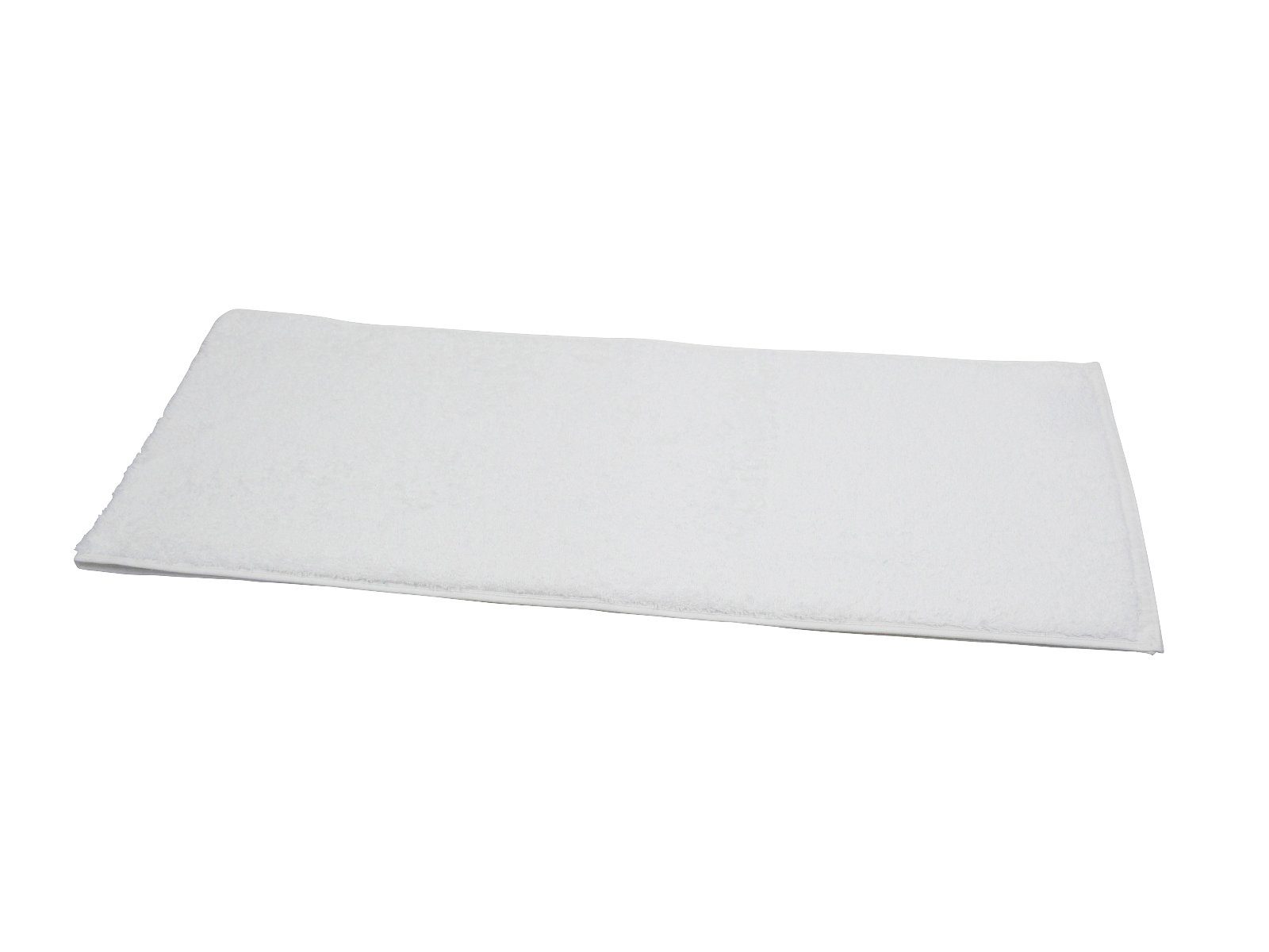 Sensepura Sporthandtuch Sporttuch, Schweißtuch Frottee weiß 30x145 cm, Frottee (1-St), saugfähig und schnell trocknend, perfekte Länge
