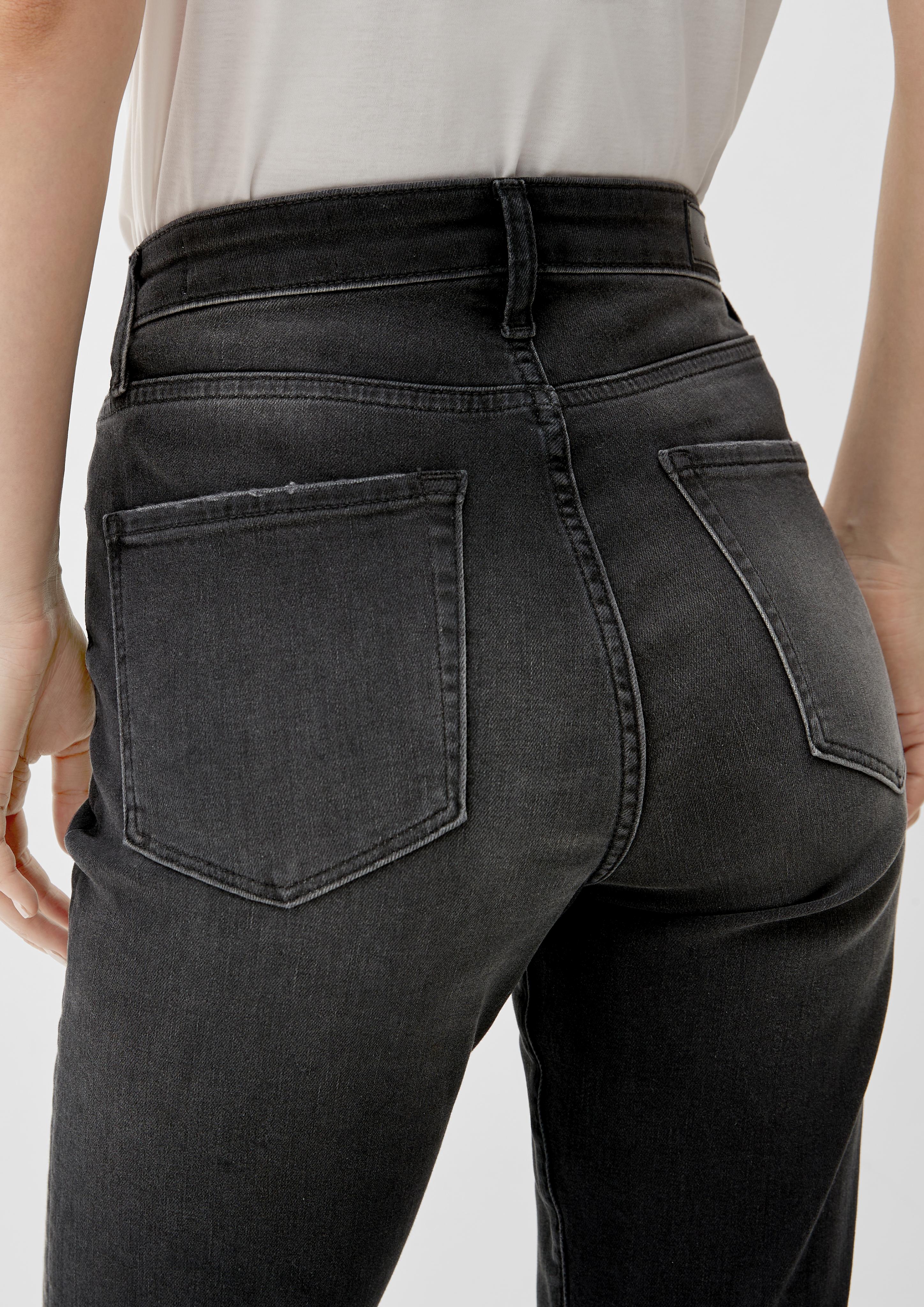 Cropped-Jeans Flared / Slim Fit / High Rise / Flared Leg  2127603-97Z5