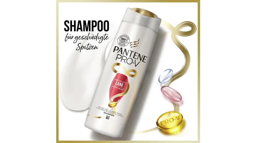 Pantene PRO-V Haarshampoo Unendlich Lang 300 ml