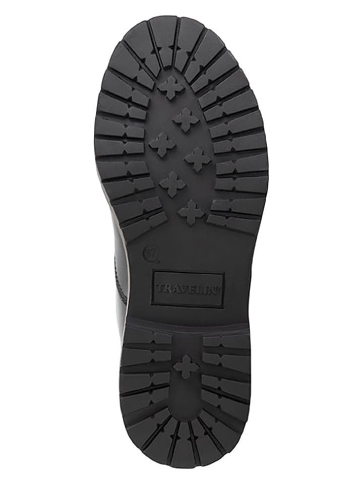 TRAVELIN' Leder-Schnürschuhe 