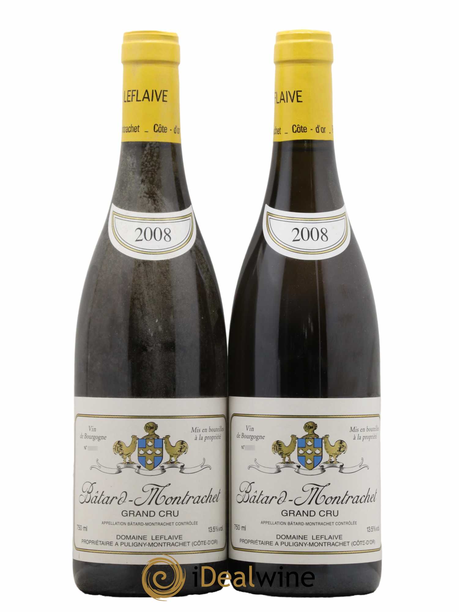 Bâtard-Montrachet Grand Cru Leflaive (Domaine)  2008 - Lot de 2 Bouteilles