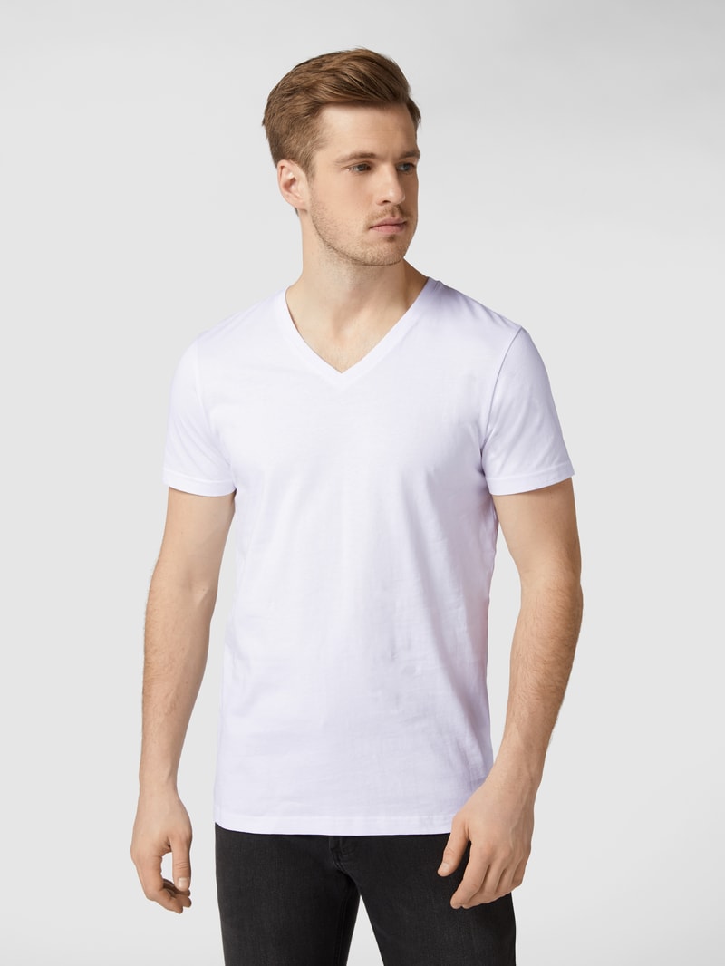 T-Shirt aus Bio-Baumwolle im 2er-Pack in weiß