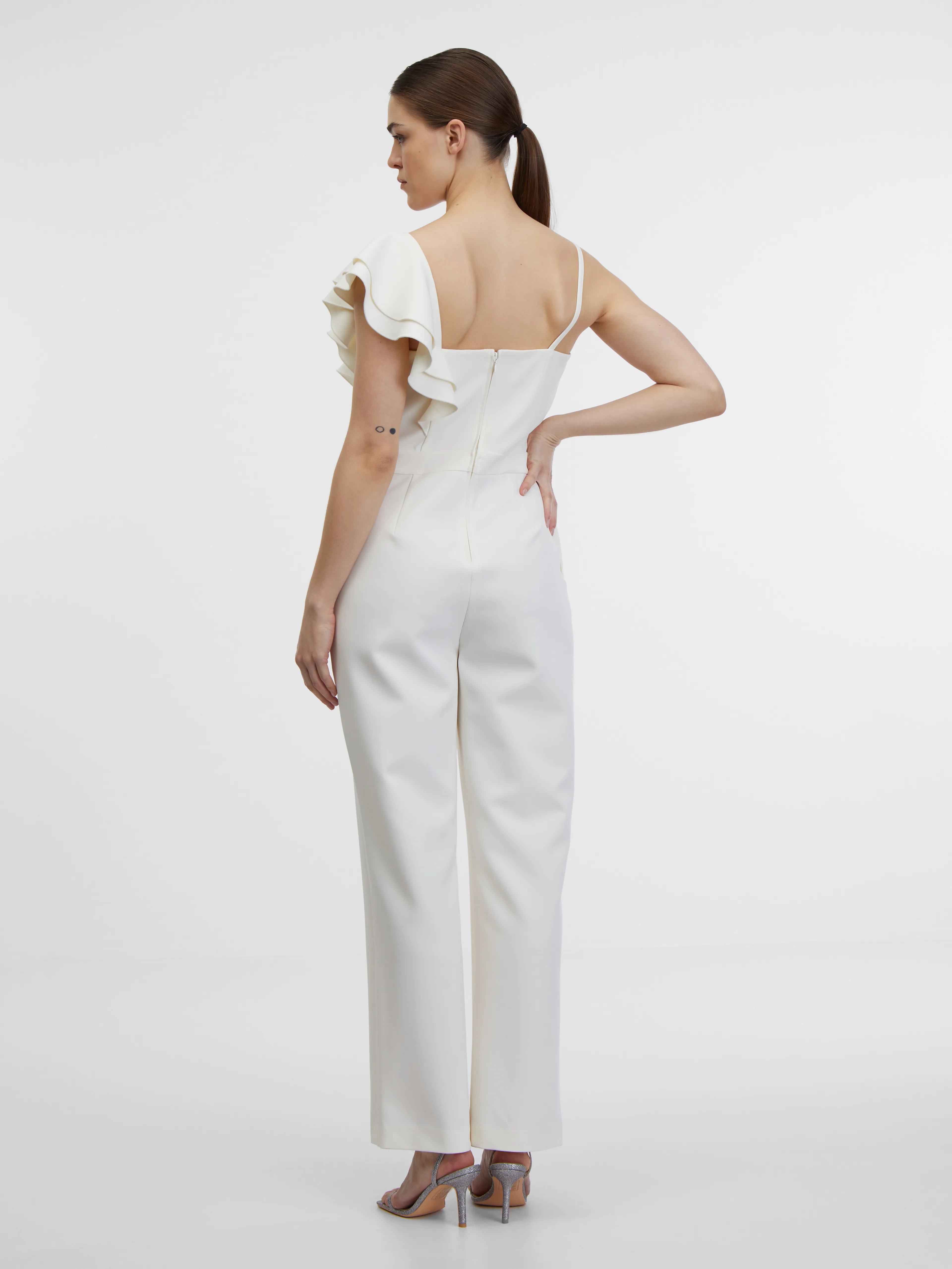 Cremefarbener Damen-Overall ORSAY