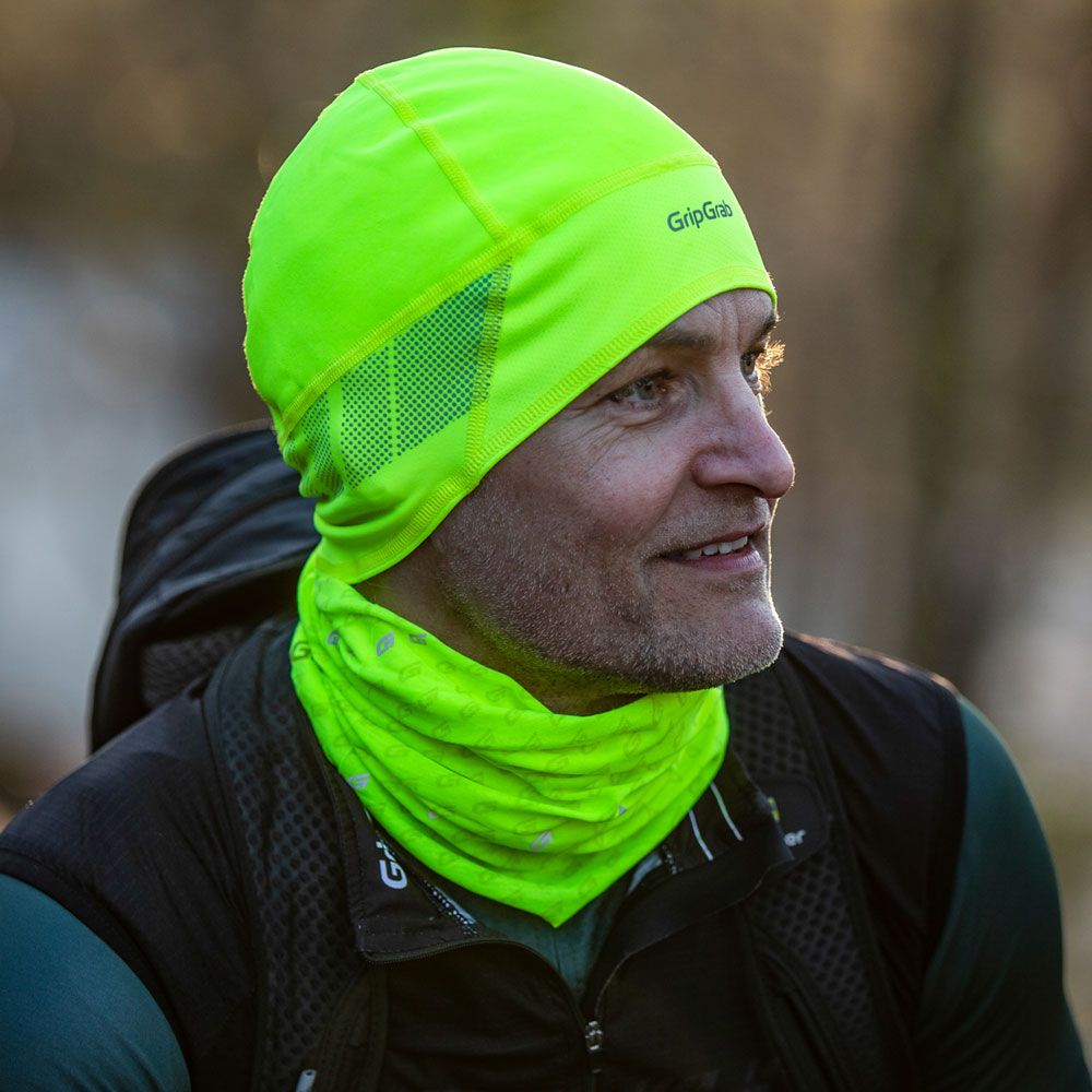 GripGrab Windproof Hi-Vis Skull Cap - Mütze kaufen | Bike-Discount