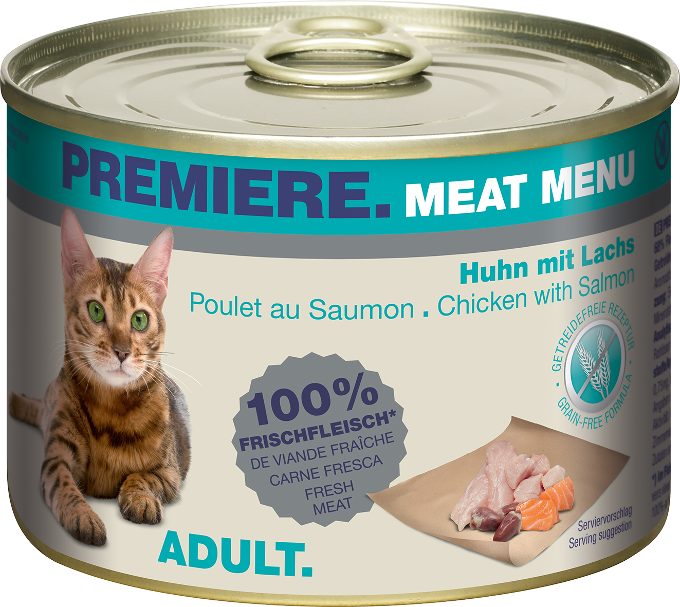 PREMIERE Nassfutter PREMIERE Meat Menu Adult Huhn mit Lachs 6x200 g