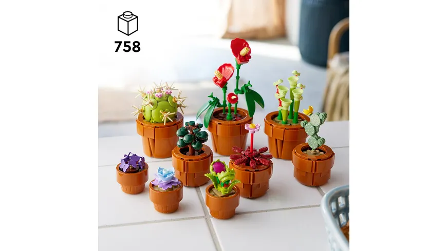 LEGO Icons Botanical Collection 10329 Mini Pflanzen und Blumen Set