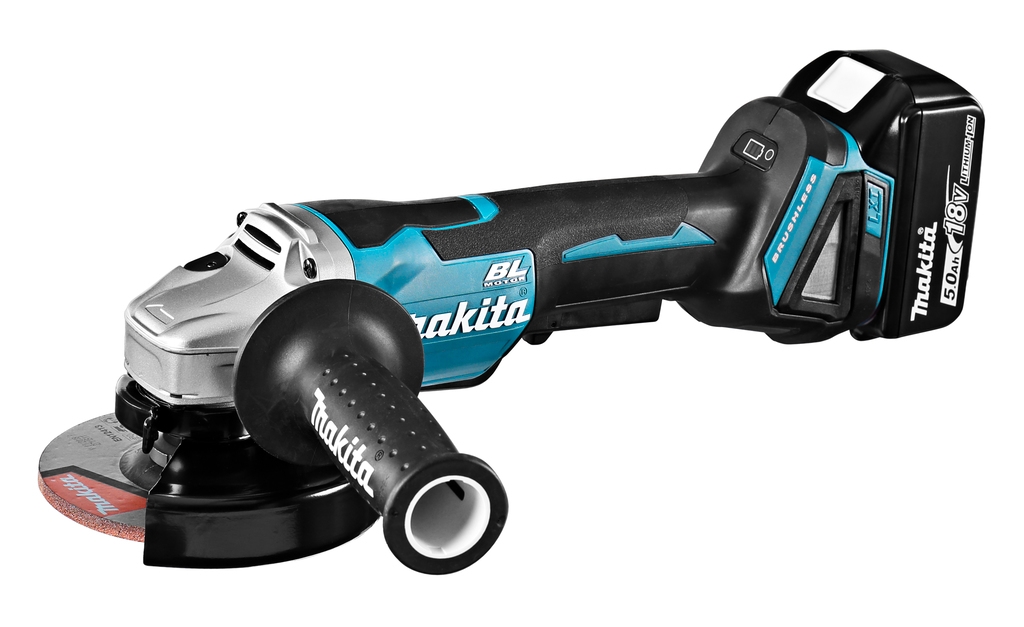 Makita DGA505RTJ Γωνιακός Τροχός 18V 5.0Ah 125 mm σε M-Box