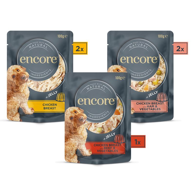 Sparpaket Encore Jelly Pouch Mix 20 x 100 g