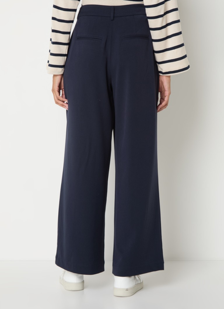 Pantaloni largi cu talie înaltă Henrika de la MSCH Copenhagen, cu buzunare laterale.