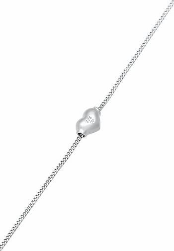 Elli Fußschmuck Kinder Herz Liebe Hübsch 925 Silber