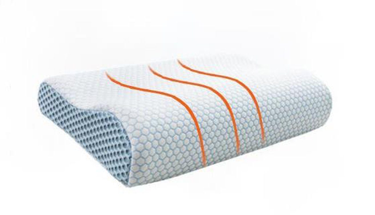 Nackenstützkissen Memory Foam-Kissen, orthopädisches Nackenstützkissen, HOHEA H, für Seiten- und Rückenschläfer