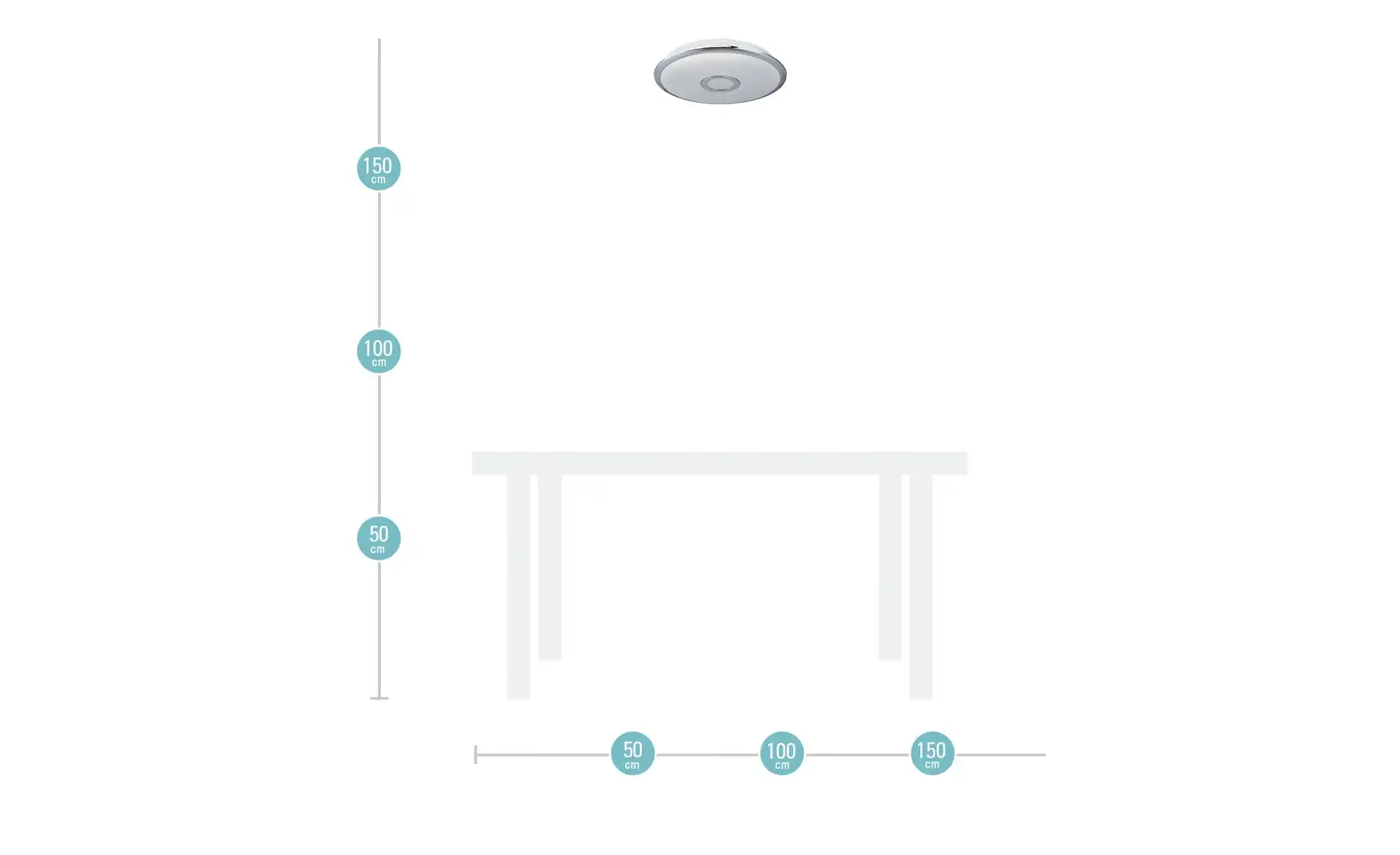 Trio LED Deckenleuchte 1-flammig