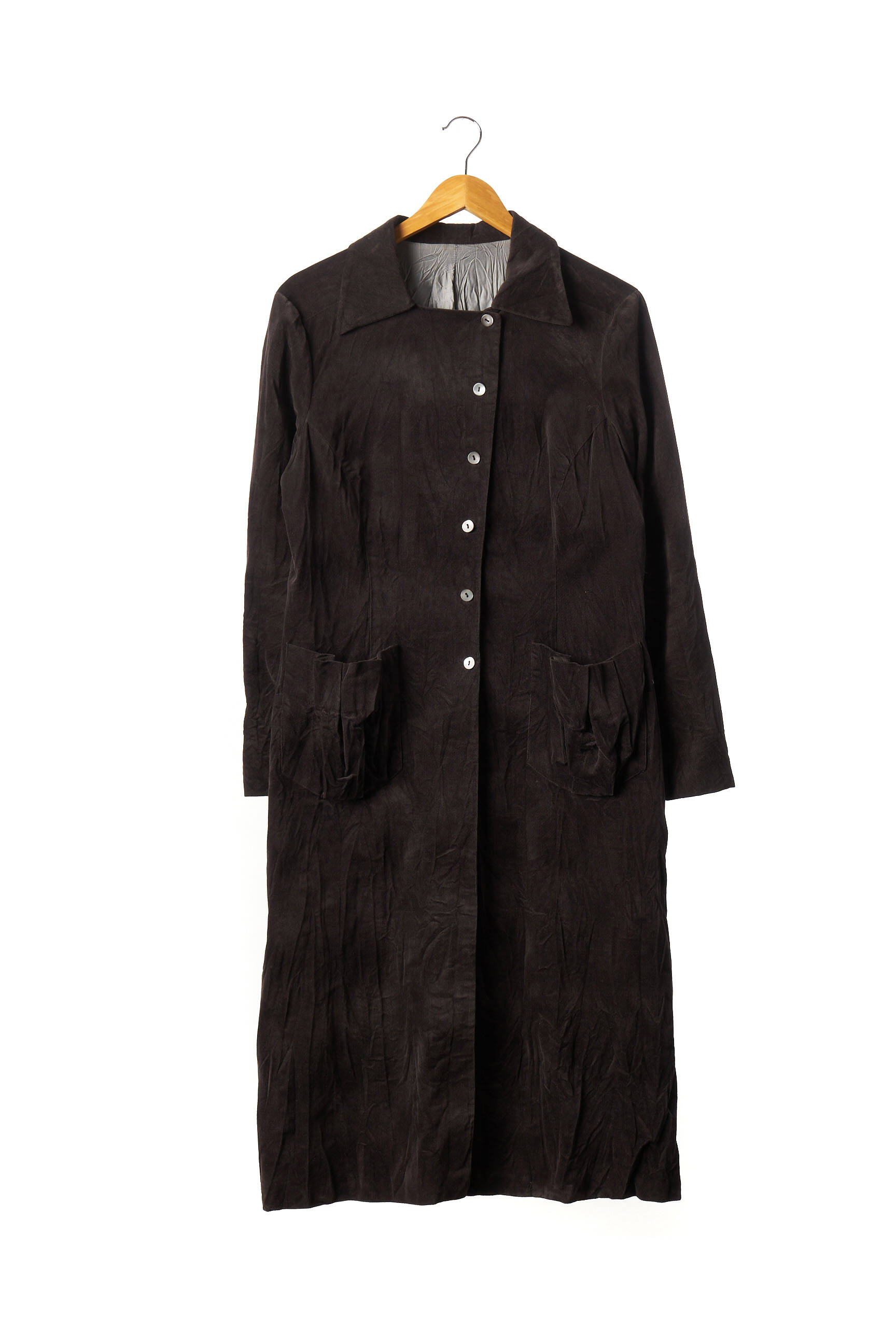 Sans Marque Manteaux Longs Femme couleur marron