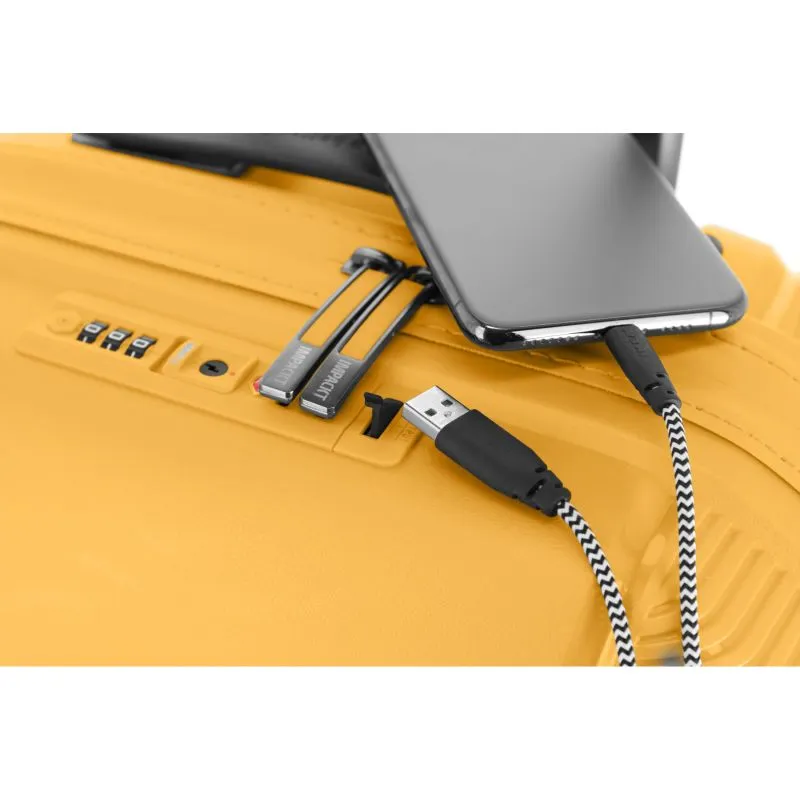 IMPACKT IP1 Kabinengepäck Trolley S mit USB Port - Sunset yellow