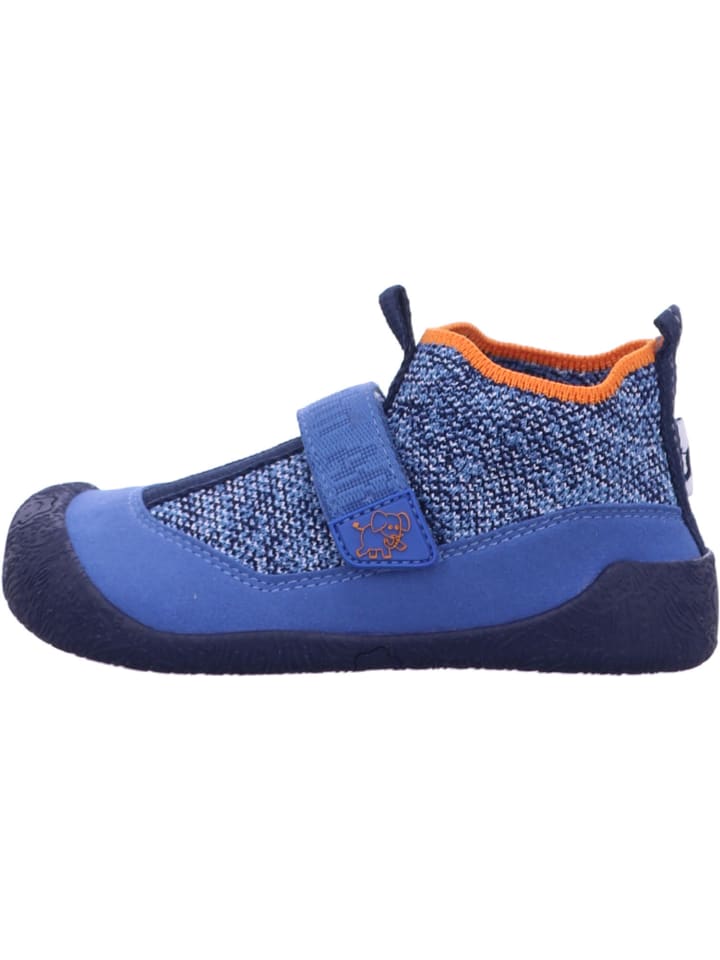 Affenzahn Jungen- Halbschuhe Lauflerner Knit Toddly Elefant in Blau günstig kaufen