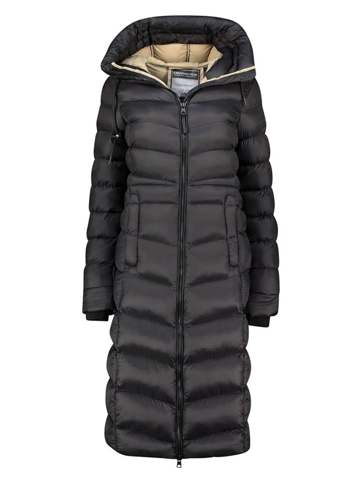 Canadian Peak Steppmantel in Schwarz günstig kaufen