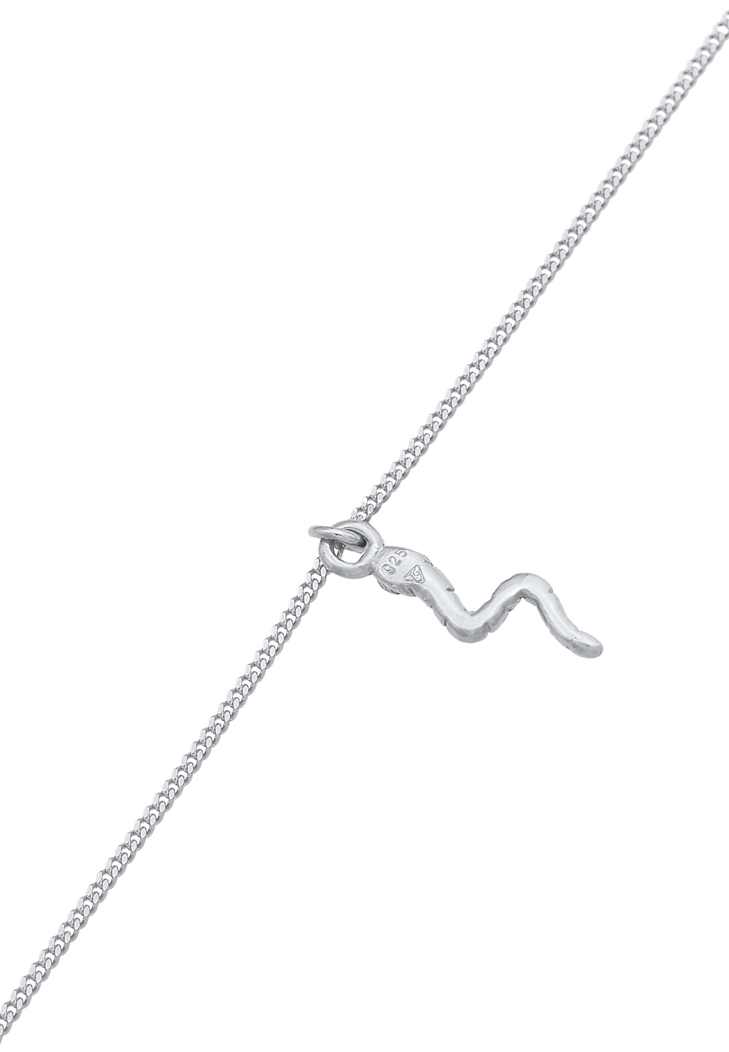 Collana girocollo da donna Elli con ciondolo a forma di serpente moderno in argento sterling 925