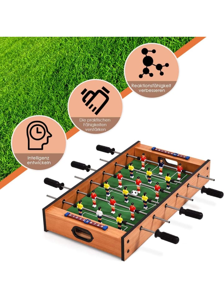 COSTWAY Mini Tischkicker in Grün günstig kaufen 70 x 35 cm