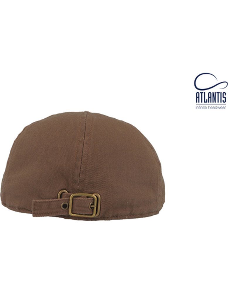 Atlantis Flat Cap Schiebermütze Gatsby Street Cap Chino-Baumwolle