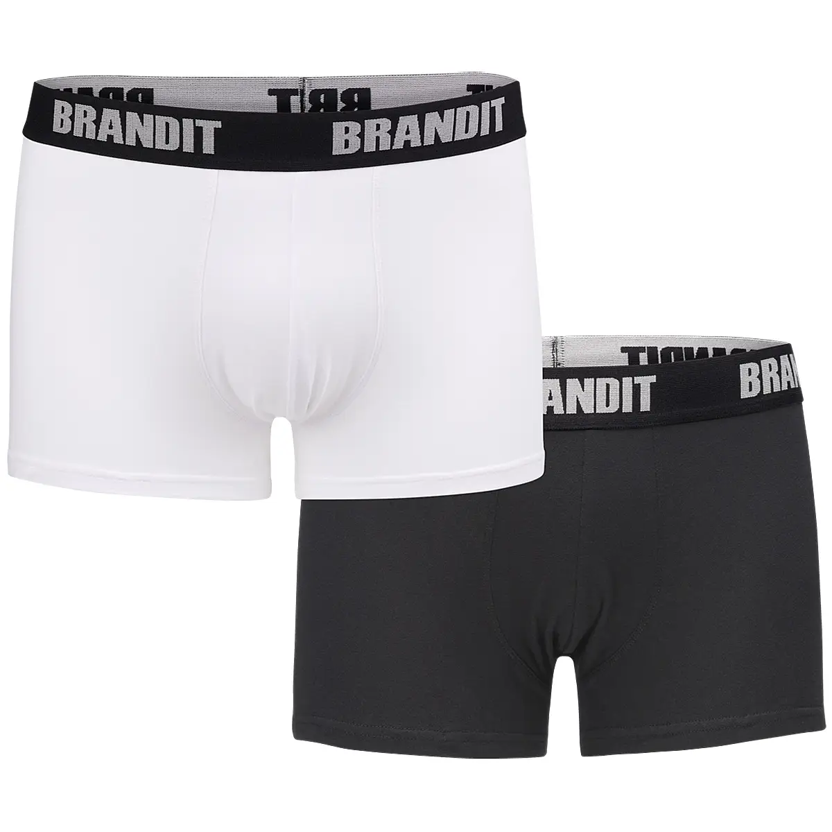 Boxershorts 2er Pack weiß und schwarz
