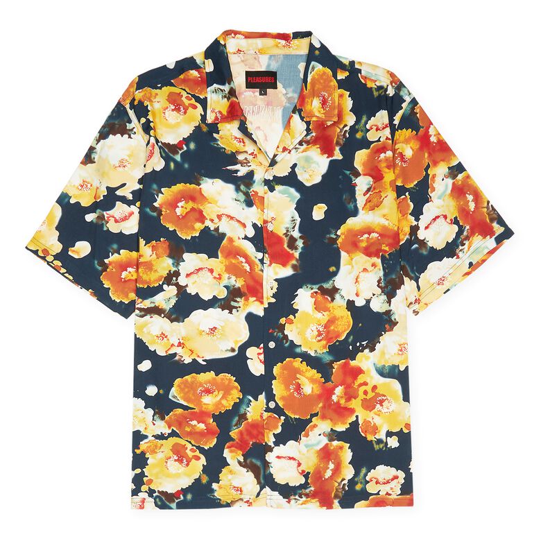 Pleasures Portion Button Down navy